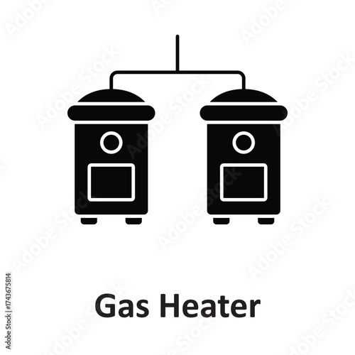 Building heater Vector icon which can easily modify or edit