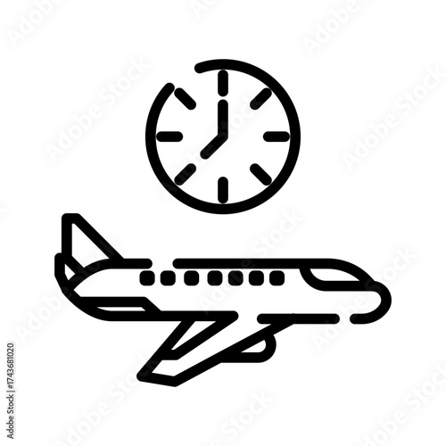 Flight schedule icon