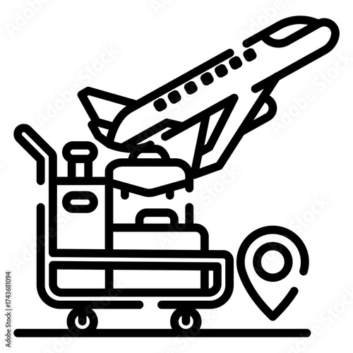 Flight service icon