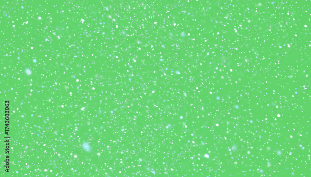 Fototapeta premium A vibrant green background sprinkled with light sparkles, perfect for creative projects and digital designs.