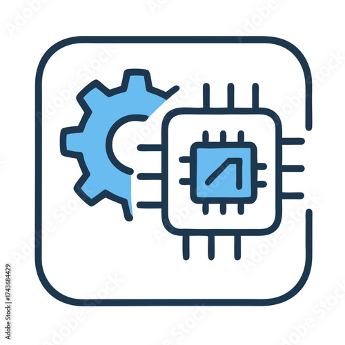 Iconic representation of advanced big data processing and insightful analysis within a technological framework, illustrating efficient data management and digital engineering solutions