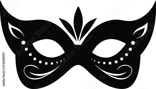 Masquerade Mask Vector Silhouette