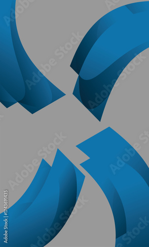 abstract blue background with circles