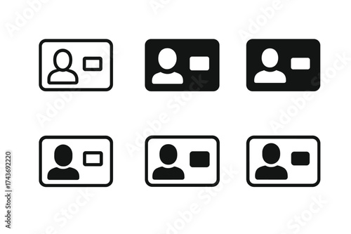 Citizenship Logo Variations. Citizenship applications. Set Logo of Citizenship applications: ID / resident card. harmonious logo variations of the same