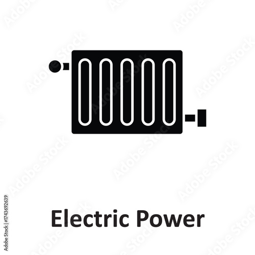 Electrical energyVector icon which can easily modify or edit