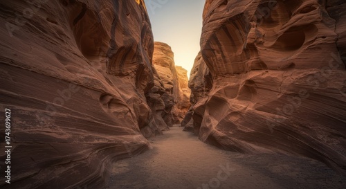 Little wild horse canyon in utah offering a beautiful slot canyon experience