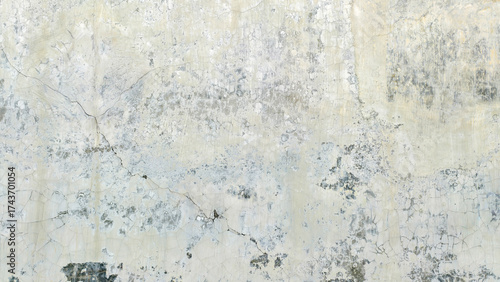 Abstract textures of white plaster wall in full frame