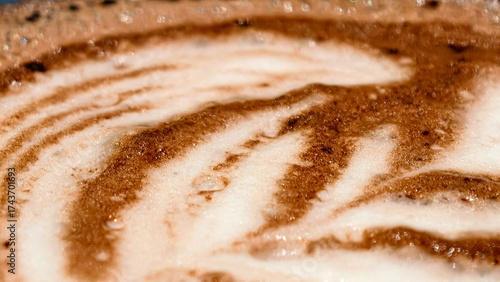 Photos Espresso artistry a textured dance of crema and chocolate swirls, creating a dec