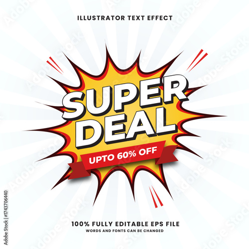 Super Deal Sale offer Discount Banner