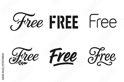Harmonious Lettering Grid. Free to explore. Set lettering. harmonious lettering variations of the same emblematic concept (Elegant script with flowing curves,