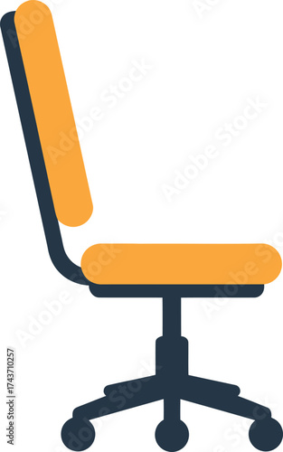 Modern Office Chair with Wheels