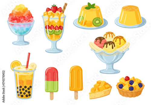 Delicious Summer Desserts A Vibrant Collection of Sweet Treats for Refreshment
