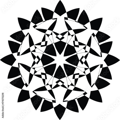  a mandala, a symbolic diagram used in various Asian cultures, particularly in Hinduism and Buddhism. 