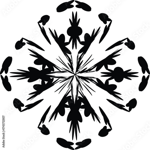  a mandala, a symbolic diagram used in various Asian cultures, particularly in Hinduism and Buddhism. 