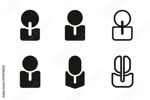 Retro Gaming Logos. Exploring the World of Retro Gaming. Set Logo of Exploring the World of Retro Gaming: coin insert slot. harmonious logo variations of the
