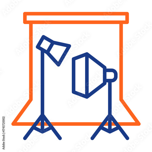 Photo Studio Color Vector Icon