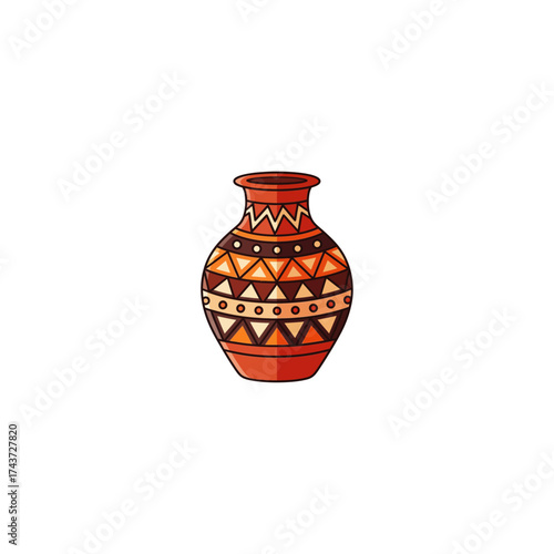Pottery icon flat vector design.