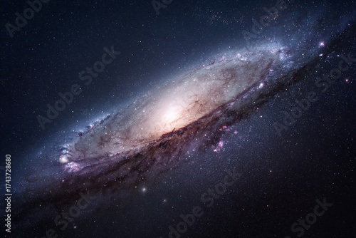 Spiral galaxy generative AI
