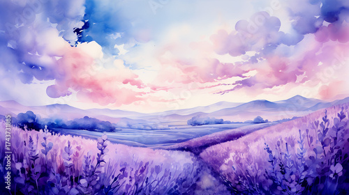 Lavender Sky Backdrop