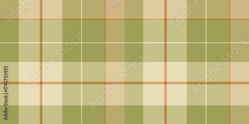 Cozy vector tartan background, bandana plaid pattern fabric. Part seamless texture check textile in yellow and light colors.
