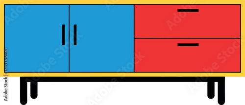 Retro Chest of Drawers