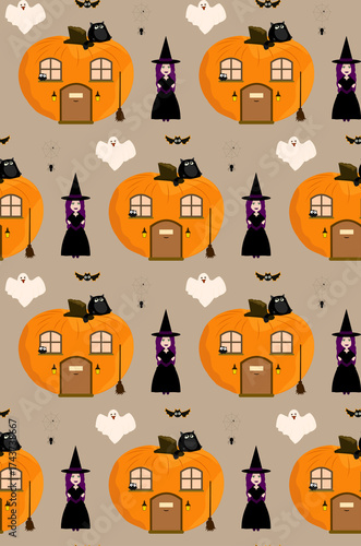 Halloween wallpaper pattern