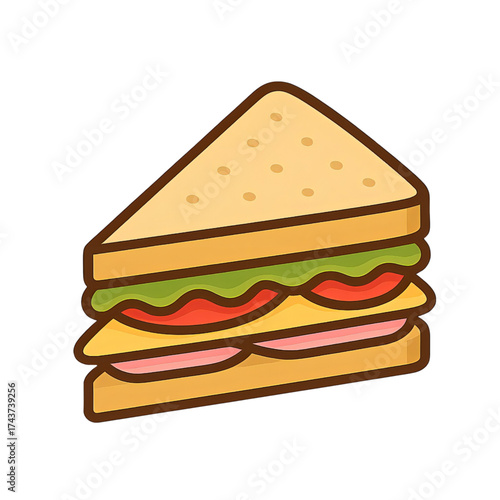 サンドイッチイラスト｜Sandwich Illustration
