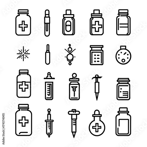 医療機器アイコンセット｜Medical Equipment Icon Set