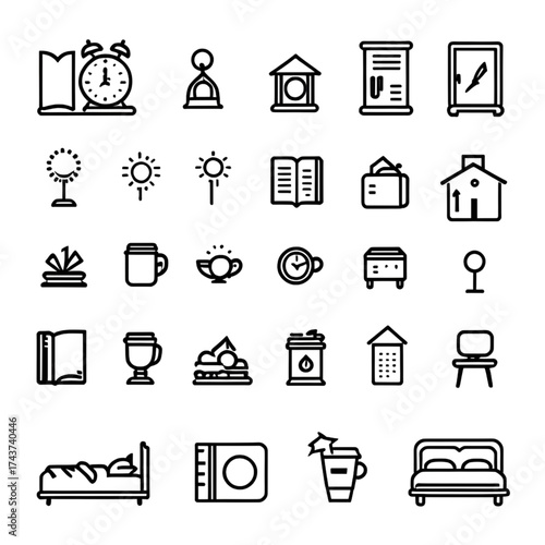 日常生活アイコンセット｜Daily Life Icon Set