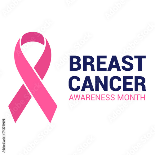 Breast cancer awareness month banner