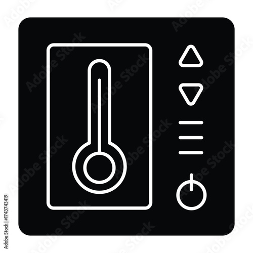 Central heating Vector icon which can easily modify or edit