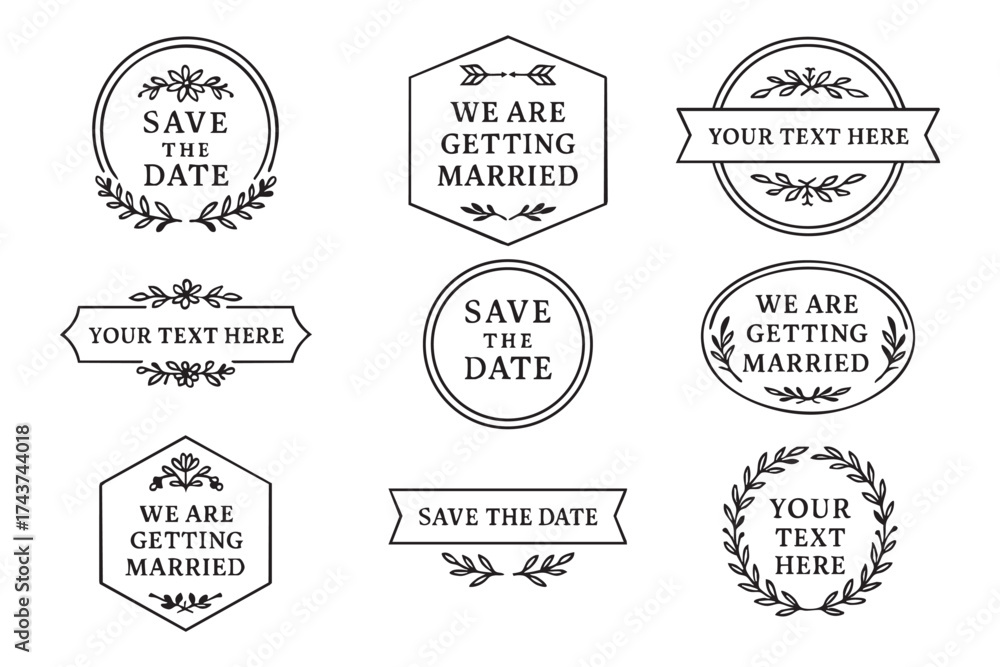 Fototapeta premium Calligraphic Design Elements 