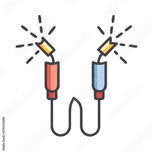 set of electrical plugs