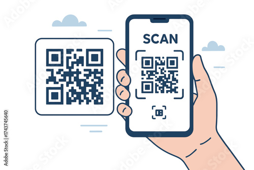 Qr code scanning with smartphone: digital payment and information access