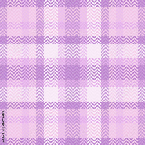 Hat tartan seamless texture, hounds tooth background check textile. Minimalist plaid vector fabric pattern in light and white colors.
