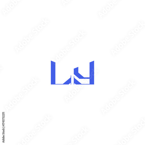 monogram initial logo design square concept abstract LY techno geometric style letter Free Download monogram initial logo design square concept abstract LY techno geometric style letter - GFXLoad