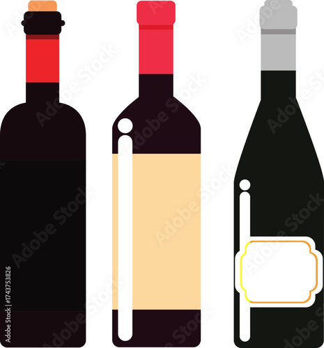 Restaurant menu logo. Flat vector design element for dinner, lunch, or kitchen concepts. Isolated.Fork, spoon, knife, plate, chef hat, and cloche or tray icon. Cutlery icon set in line and flat style