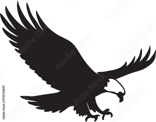 Eagle  vector shilhouette single collection

