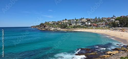 panoramic view of the bay of the sea