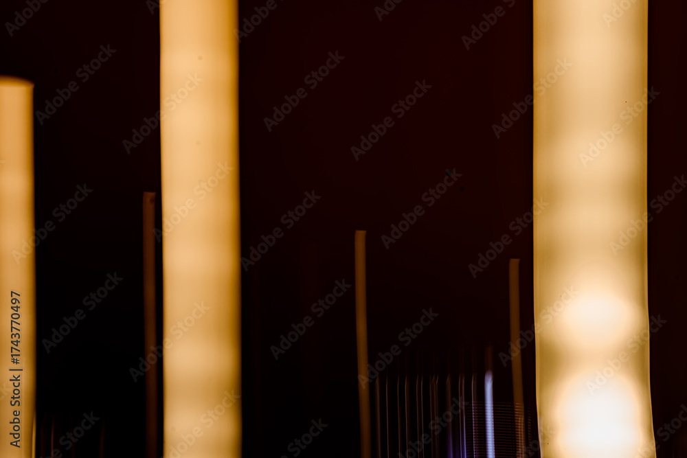 Obraz premium Abstract light trails in the dark