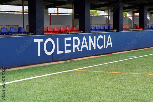Obraz na płótnie tolerancia en el deporte concept