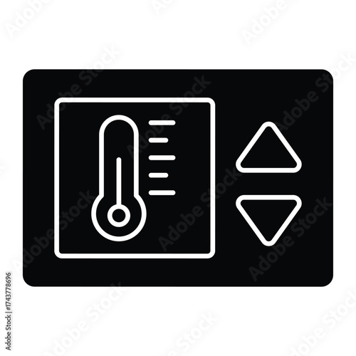 Central heating Vector icon which can easily modify or edit