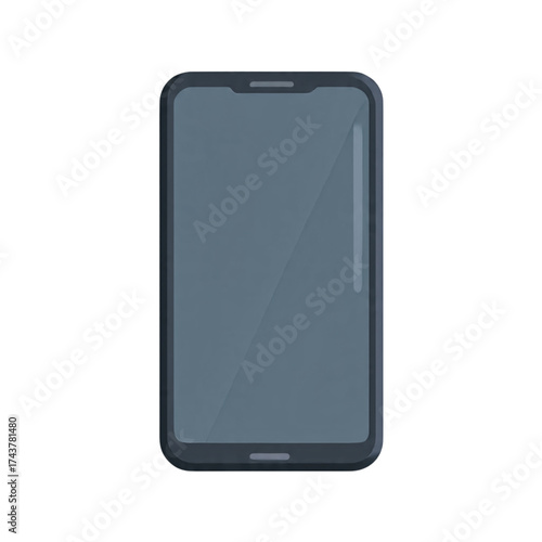 Smartphone Icon – Flat Mobile Device PNG
