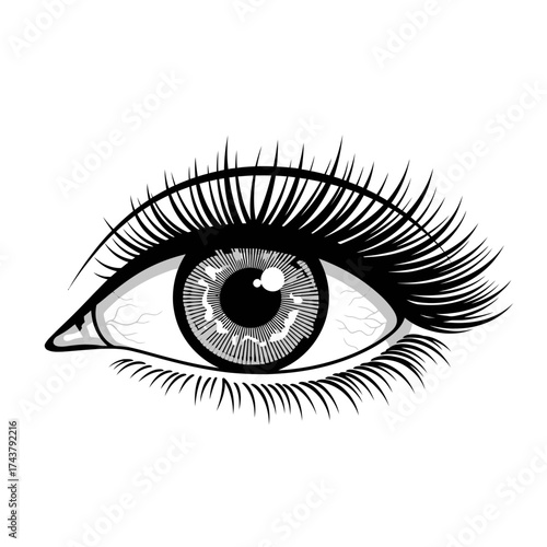 Backpack Illustration – Detailed Black and White Vector Drawing of Travel and School Bag with Front Pocket and Straps