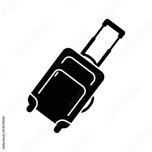 Backpack Illustration – Detailed Black and White Vector Drawing of Travel and School Bag with Front Pocket and Straps