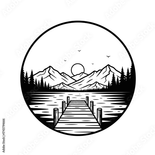 Open Holy Book on Rehal Stand | Quran Reading Symbol | Islamic Religious Vector Icon