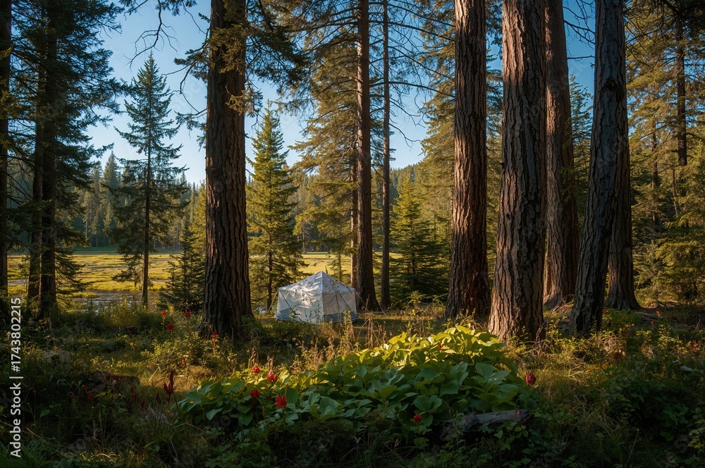 Fototapeta premium Photos showcasing breathtaking forests, trees, vegetation, and organic designs in nature