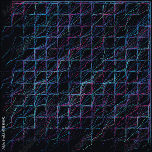 abstract background with binary code