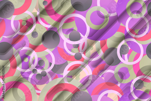 seamless pattern colorful wallpaper geometrical shapes