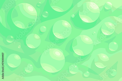 Gradient illustration hues dew layers art circular gradients silver shapes overlapping glowing